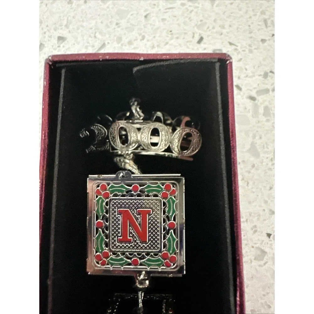 Towle Silversmiths NOEL‎ Building Blocks Ornament T077114 NIB